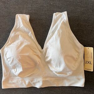 Truekind Women's Soft Cream Bra - 2XL